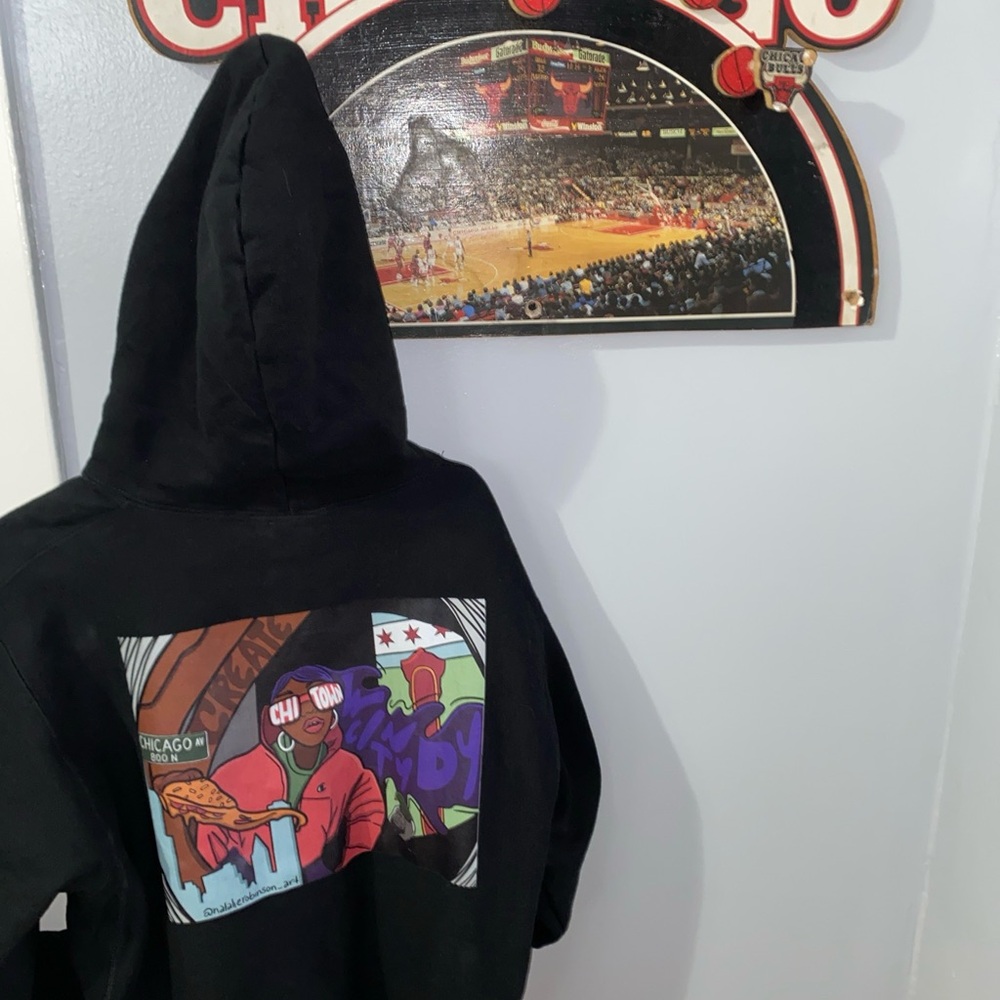 Champion Chicago hoody size large